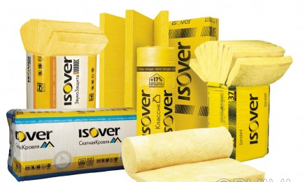 ISOVER  теплоизоляция на основе стекловолокна