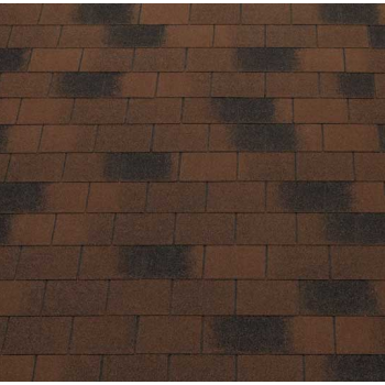 Битумная черепица ECOROOF Rectangular Brown Сумы