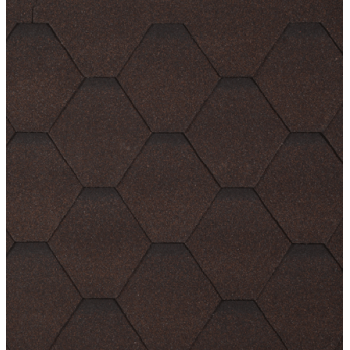 Гибкая черепица Owens Corning OAK EURO 25 AR Bark Brown Сумы