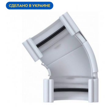 Угол жёлоба 120*- 145* ПВХ  Альта-Профиль Сумы