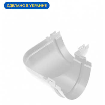 Угол жёлоба 90* ПВХ  Альта-Профиль Сумы