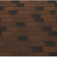 Битумная черепица ECOROOF Rectangular Brown