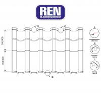 Металлочерепица REN (РЕН) (250,00 грн.)