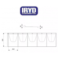 Модульная металлочерепица  IRYD (ІРИД) (260,00 грн.)