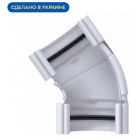 Угол жёлоба 120*- 145* ПВХ  Альта-Профиль