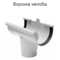 Виниловый водосток RainWay 130/90. Воронка жёлоба